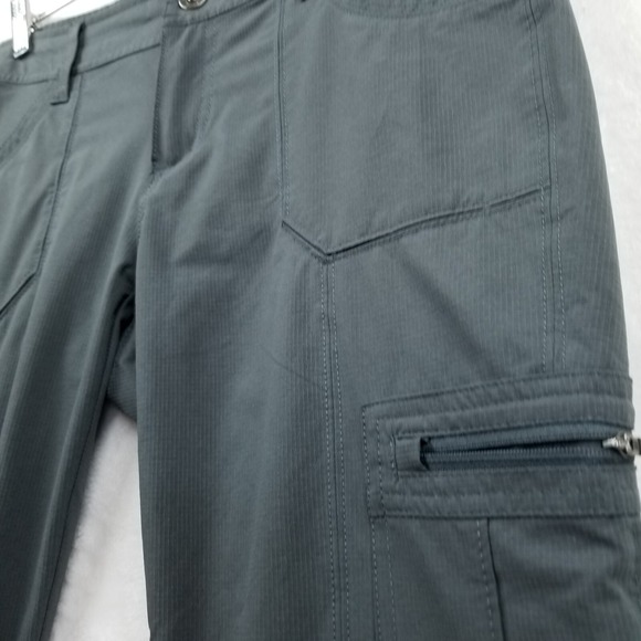 Kuhl Pants Women 8 Gray Horizn Skinny Stretch Performance Mid Rise Pockets UPF50 - Picture 10 of 12